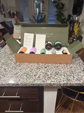 NEW Prose Custom Hair Care 7 Pc Set Curly Hair + Tote